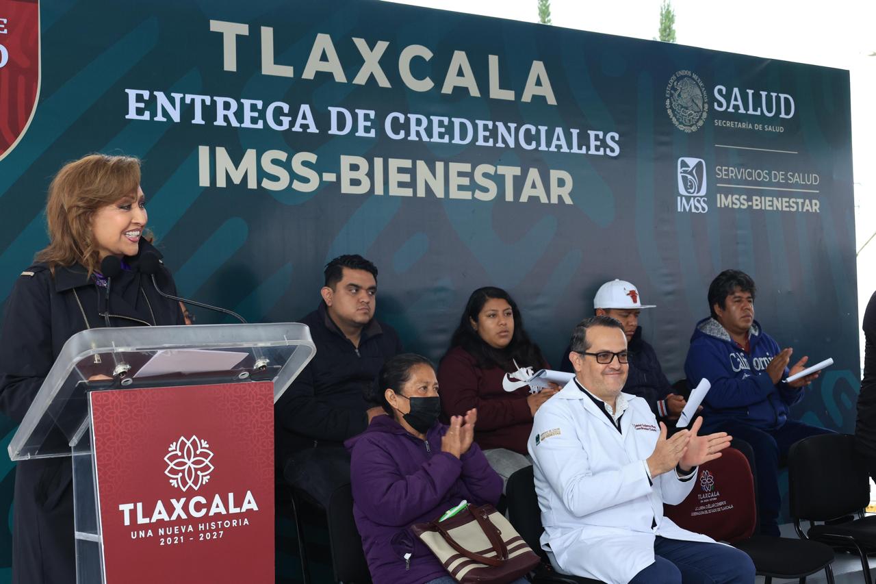 Tlaxcala, primer lugar a nivel nacional en  credencialización del IMSS-Bienestar